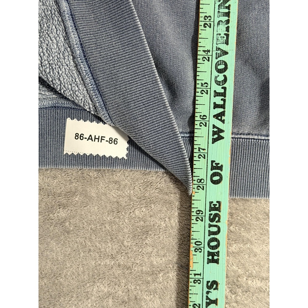 Eddie Bauer Sweatshirt Mens Large Blue Crewneck Pullover Fleece Embroidered Logo - Picture 4 of 6